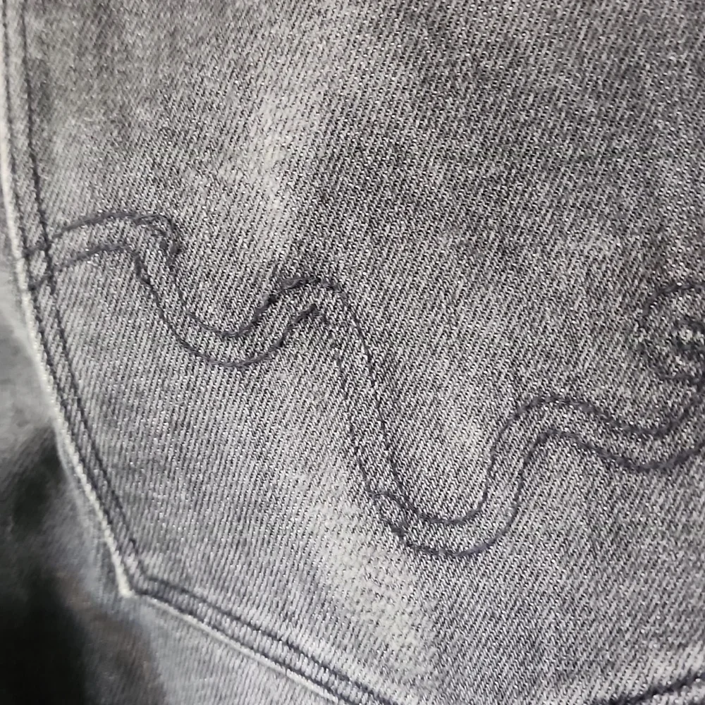 WESC Eve Jeans tarnished black stretch size 27 - Picture 5 of 6